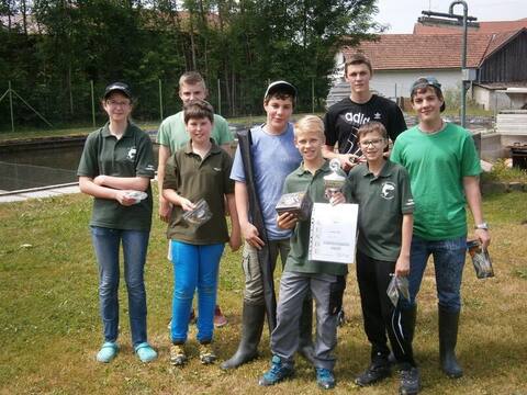 Kameradschaftsfischen 2014: Gruppenbild der Jungfischer